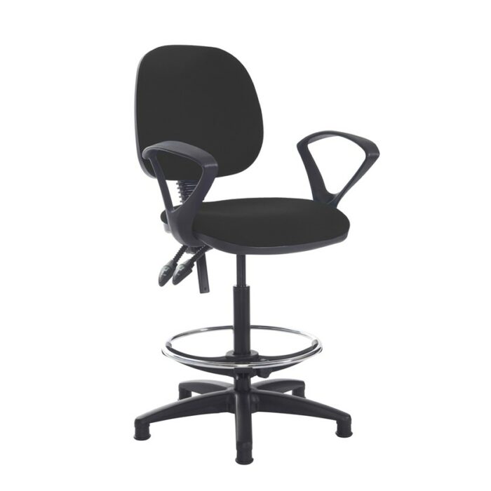 Dams Jota draughtsmans chair with fixed arms -0