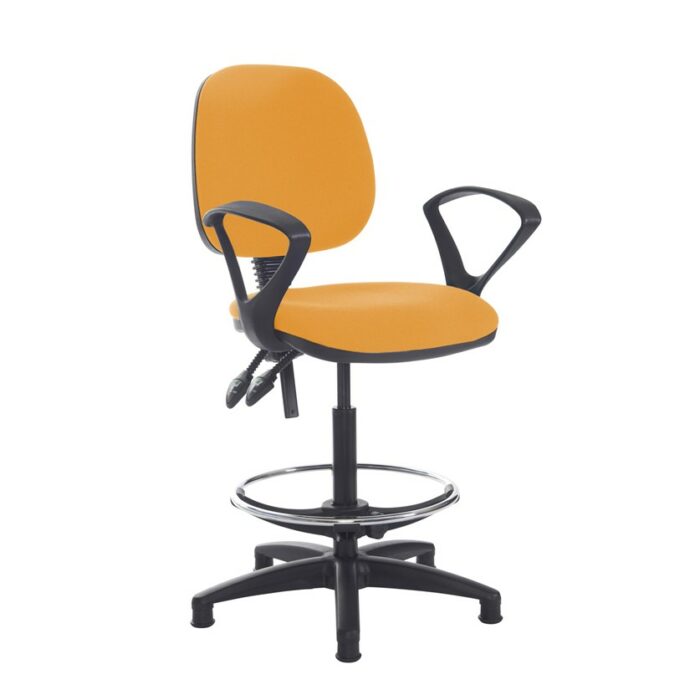 Dams Jota draughtsmans chair with fixed arms -28499