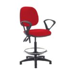 Dams Jota draughtsmans chair with fixed arms -28497