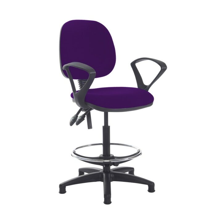 Dams Jota draughtsmans chair with fixed arms -28488