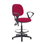 Dams Jota draughtsmans chair with fixed arms -28496