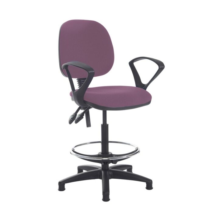 Dams Jota draughtsmans chair with fixed arms -28500