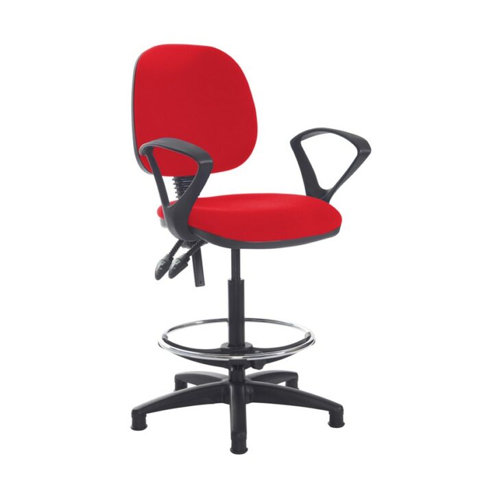 Dams Jota draughtsmans chair with fixed arms -28495