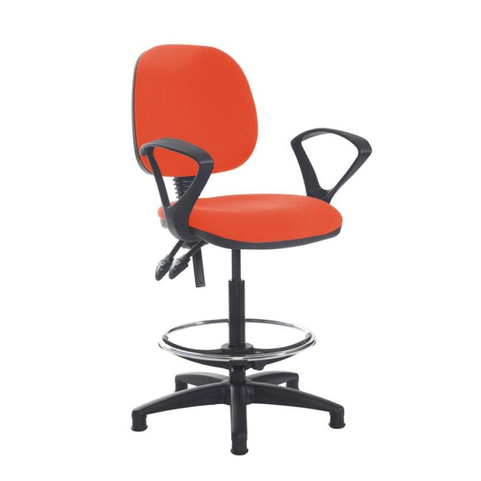 Dams Jota draughtsmans chair with fixed arms -28498
