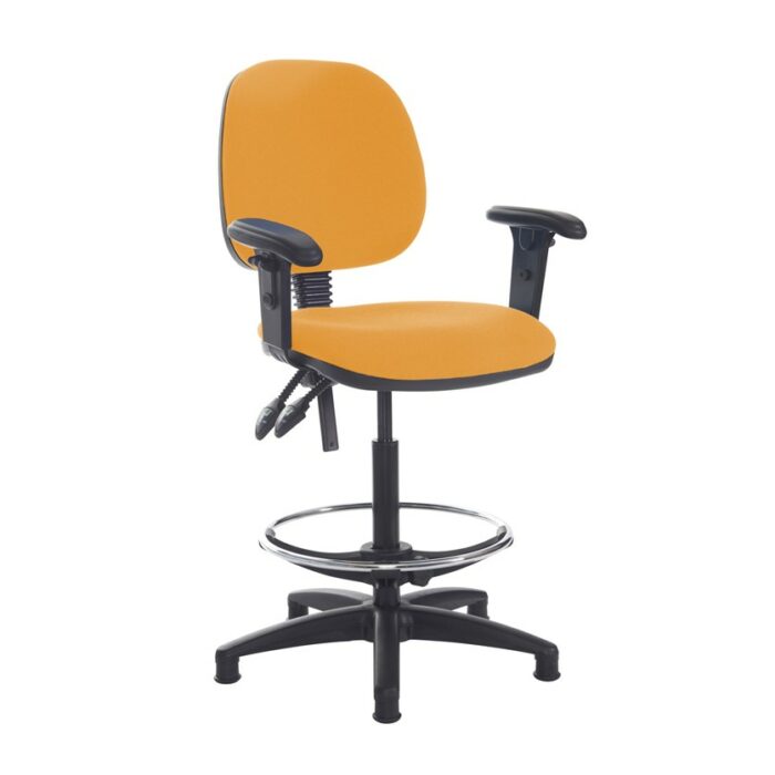 Dams Jota draughtsmans chair with adjustable arms-28536