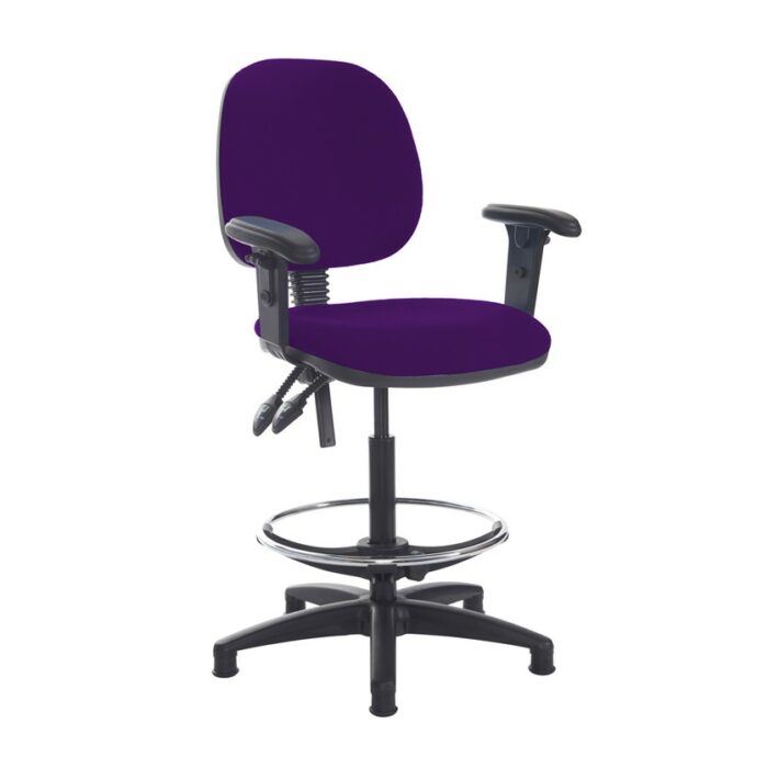 Dams Jota draughtsmans chair with adjustable arms-28526