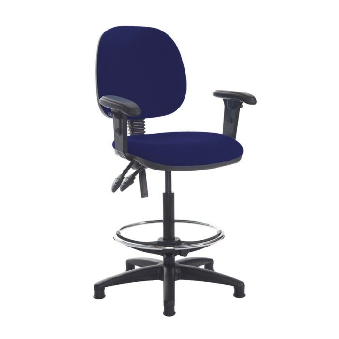 Dams Jota draughtsmans chair with adjustable arms-28532