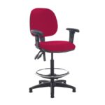 Dams Jota draughtsmans chair with adjustable arms-28534