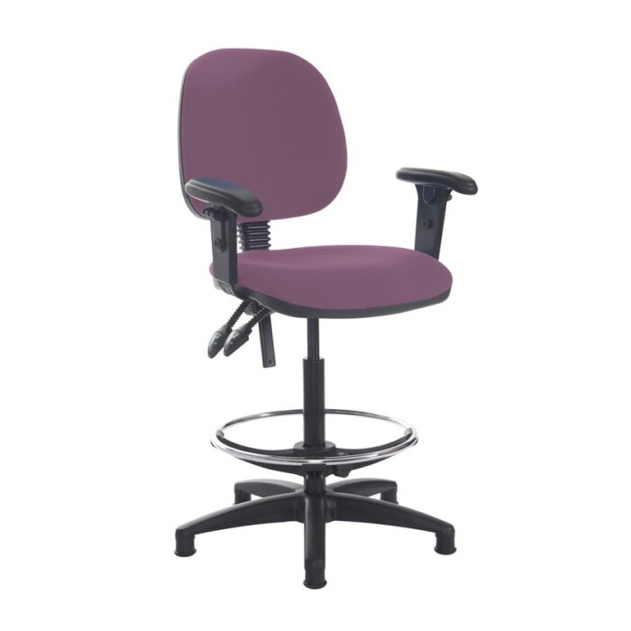Dams Jota draughtsmans chair with adjustable arms-28540