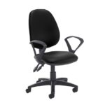 DAMS Jota high back PCB operator chair with fixed arms-28680