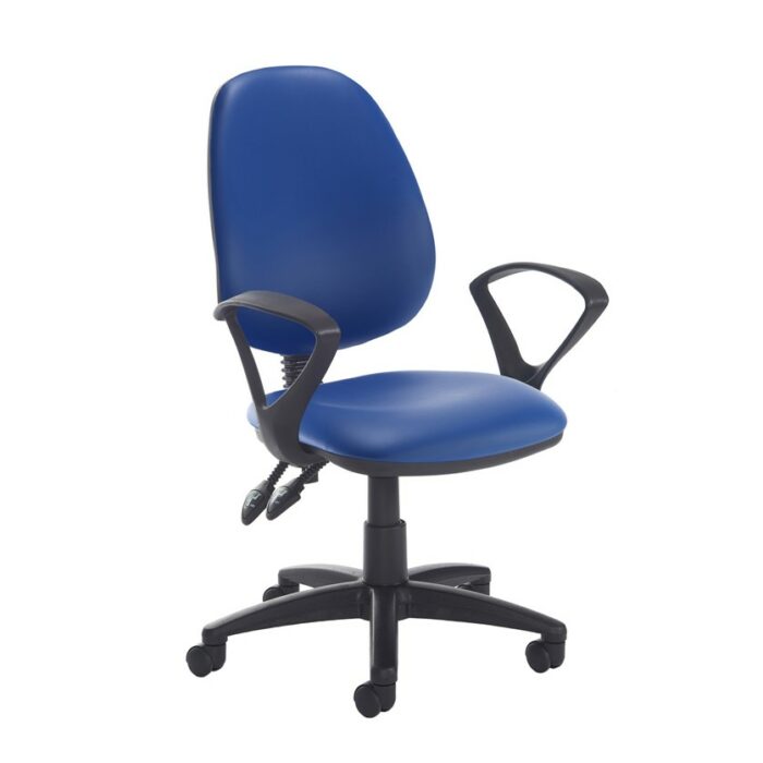 DAMS Jota high back PCB operator chair with fixed arms-28671