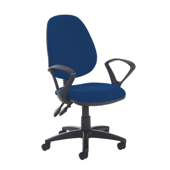 DAMS Jota high back PCB operator chair with fixed arms-28674