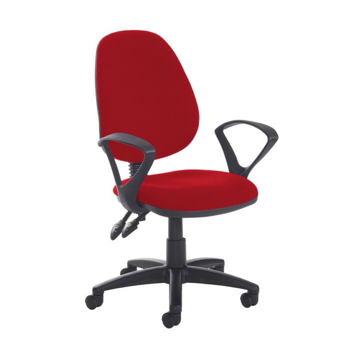 DAMS Jota high back PCB operator chair with fixed arms-28684