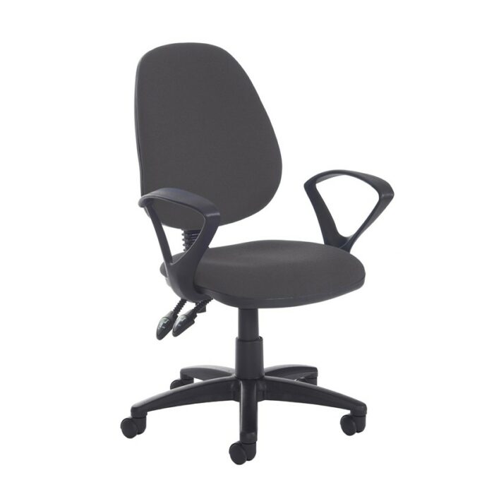 DAMS Jota high back PCB operator chair with fixed arms-28675