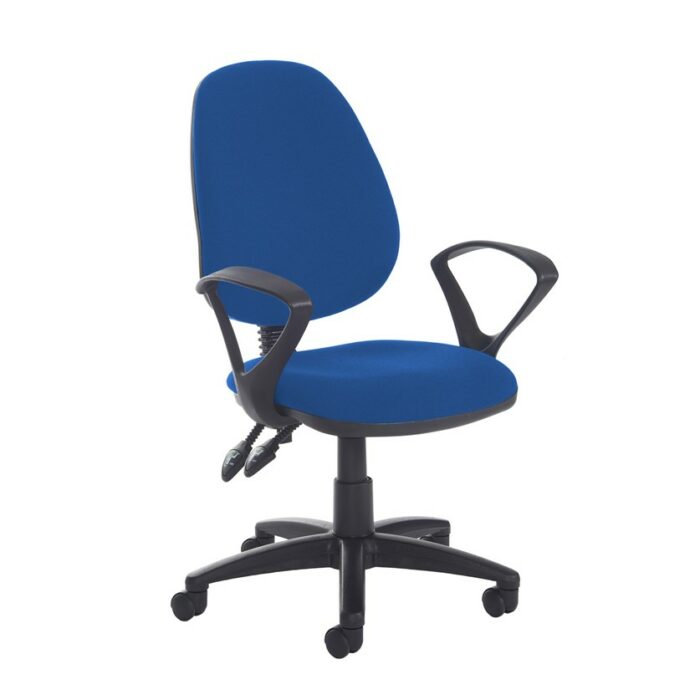 DAMS Jota high back PCB operator chair with fixed arms-28677