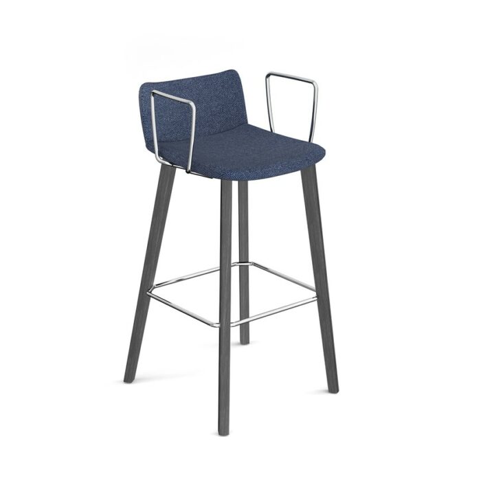 DAMS Remy fully upholstered high stool with arms -27936