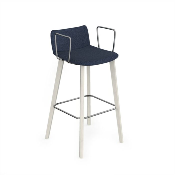DAMS Remy fully upholstered high stool with arms -27934