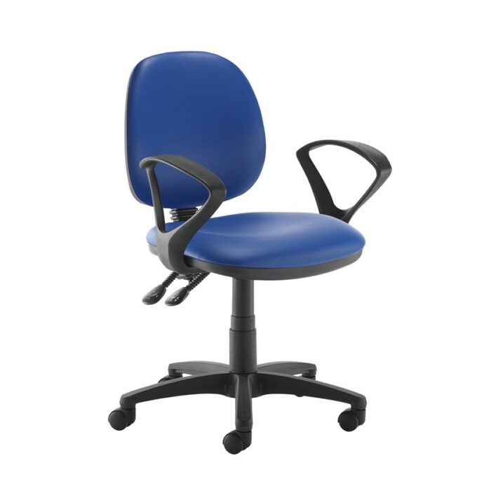 DAMS Jota medium back PCB operators chair with fixed arms-28766