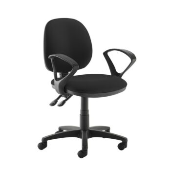 DAMS Jota medium back PCB operators chair with fixed arms-0