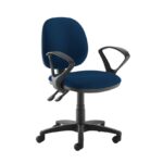 DAMS Jota medium back PCB operators chair with fixed arms-28772