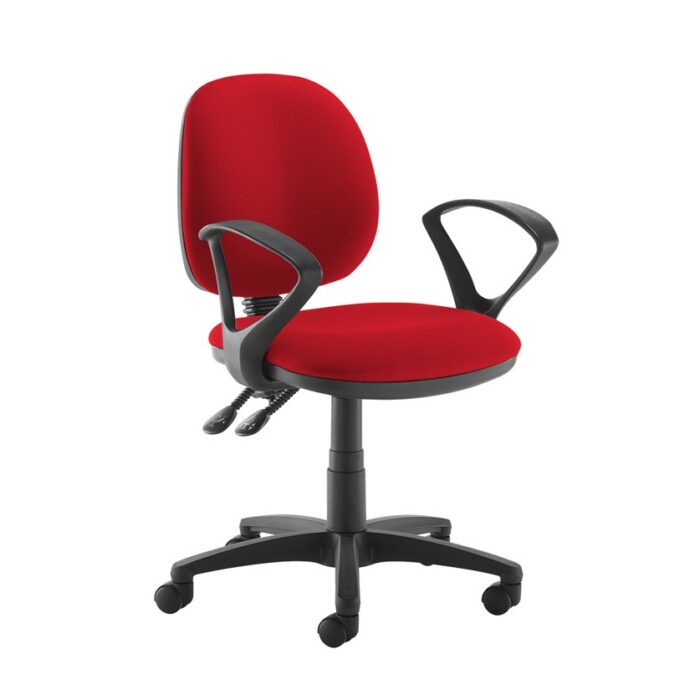 DAMS Jota medium back PCB operators chair with fixed arms-28760