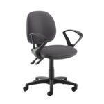 DAMS Jota medium back PCB operators chair with fixed arms-28775