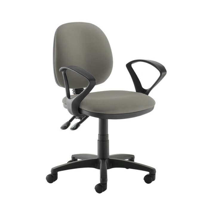DAMS Jota medium back PCB operators chair with fixed arms-28771