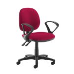 DAMS Jota medium back PCB operators chair with fixed arms-28765
