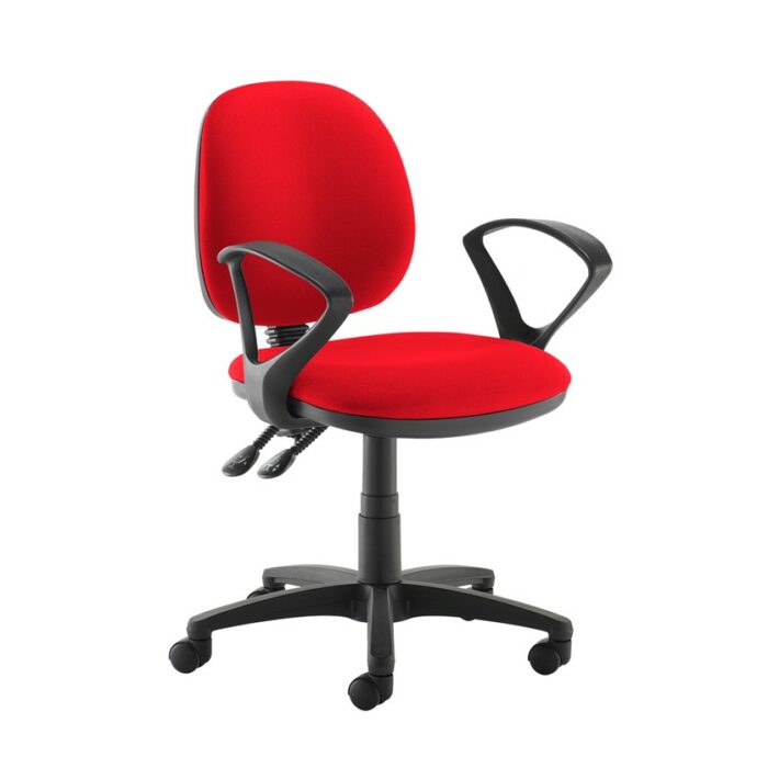 DAMS Jota medium back PCB operators chair with fixed arms-28770