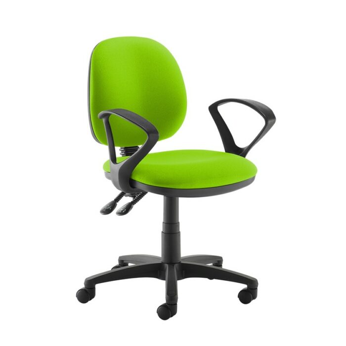 DAMS Jota medium back PCB operators chair with fixed arms-28764