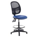 DAMS Jota mesh back draughtsmans chair with no arms-28545