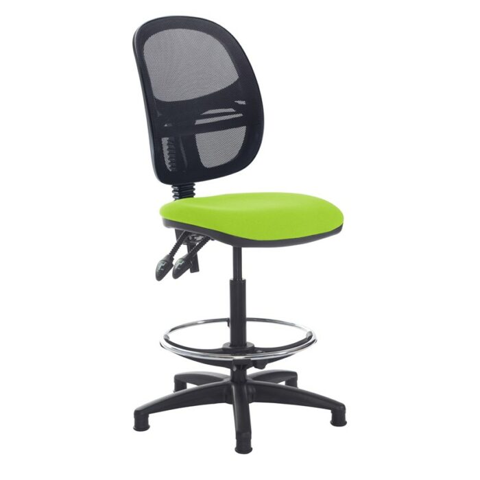 DAMS Jota mesh back draughtsmans chair with no arms-28559