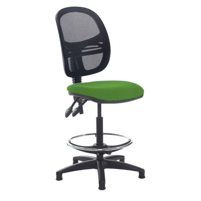 DAMS Jota mesh back draughtsmans chair with no arms-28549