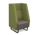 DAMS Encore² high back 1 seater sofa 600mm wide with metal frame-0