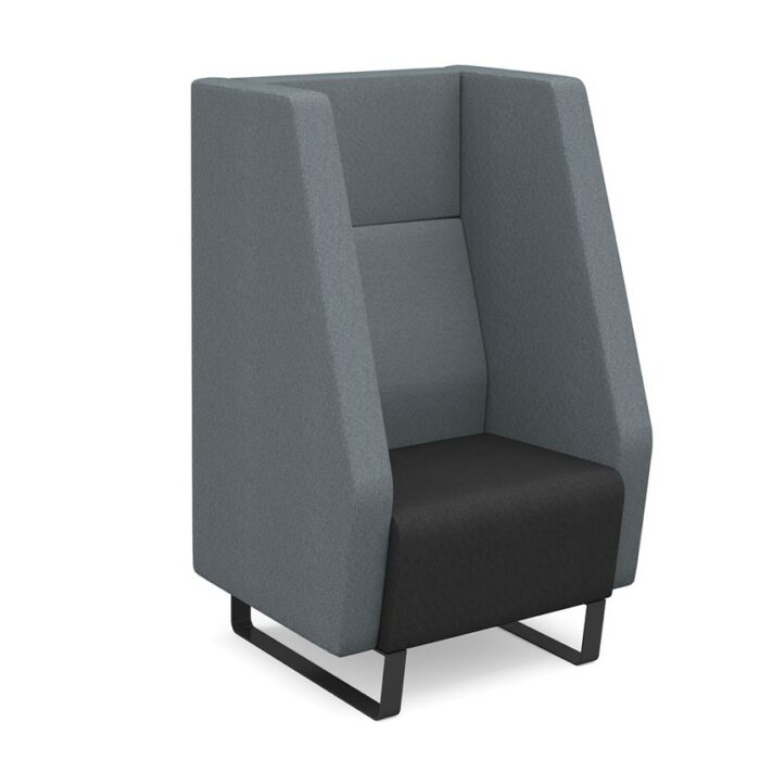 DAMS Encore² high back 1 seater sofa 600mm wide with metal frame-29942
