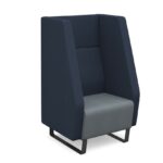 DAMS Encore² high back 1 seater sofa 600mm wide with metal frame-29941