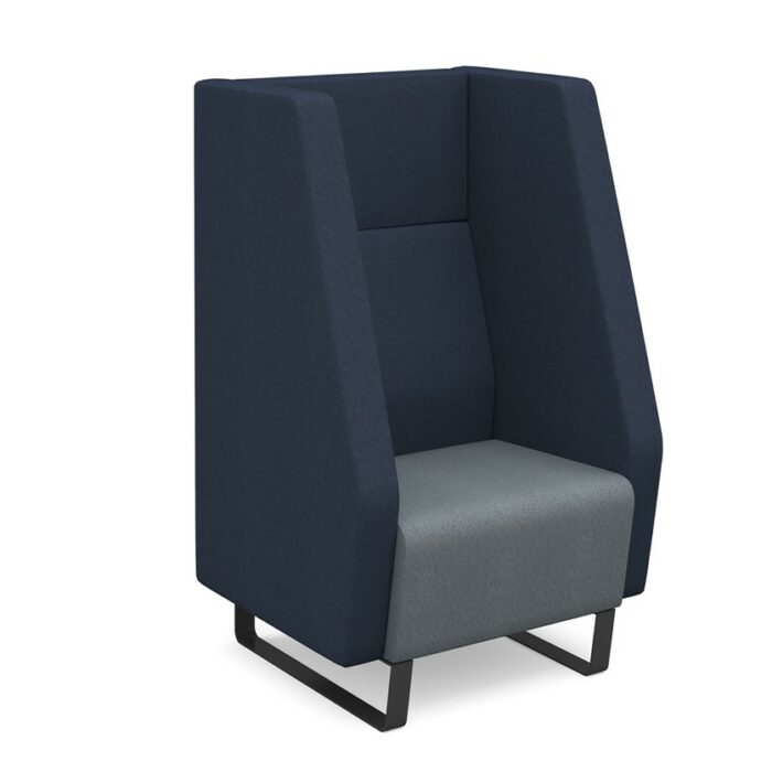 DAMS Encore² high back 1 seater sofa 600mm wide with metal frame-29941