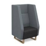 DAMS Encore² high back 1 seater sofa 600mm wide with wooden frame-29948