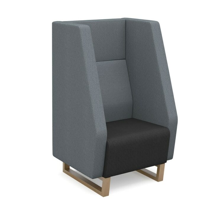 DAMS Encore² high back 1 seater sofa 600mm wide with wooden frame-29948