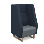 DAMS Encore² high back 1 seater sofa 600mm wide with wooden frame-29946