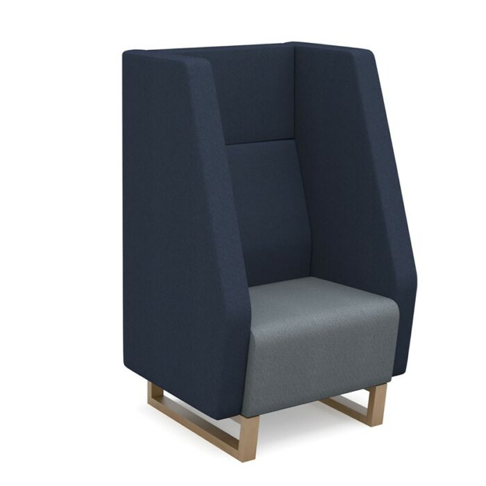 DAMS Encore² high back 1 seater sofa 600mm wide with wooden frame-29946