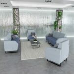 DAMS Encore² low back 3 seater sofa 1800mm wide metal frame-29920