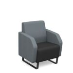 DAMS Encore² low back 1 seater sofa 600mm wide metal frame-29889