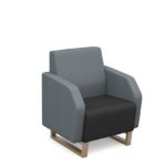 DAMS Encore² low back 1 seater sofa 600mm wide wooden frame-29897