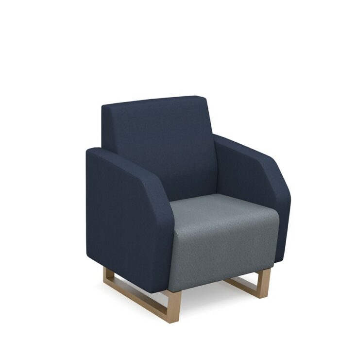 DAMS Encore² low back 1 seater sofa 600mm wide wooden frame-29895