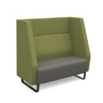DAMS Encore² high back 2 seater sofa 1200mm wide with metal frame-0