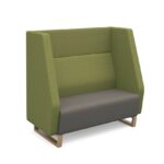 DAMS Encore² high back 2 seater sofa 1200mm wide with wooden frame-0