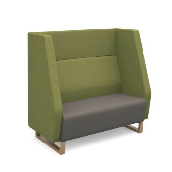 DAMS Encore² high back 2 seater sofa 1200mm wide with wooden frame-0