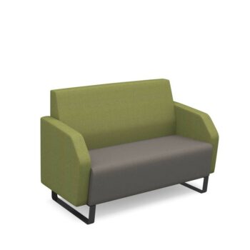 DAMS Encore² low back 2 seater sofa 1200mm wide metal frame-0