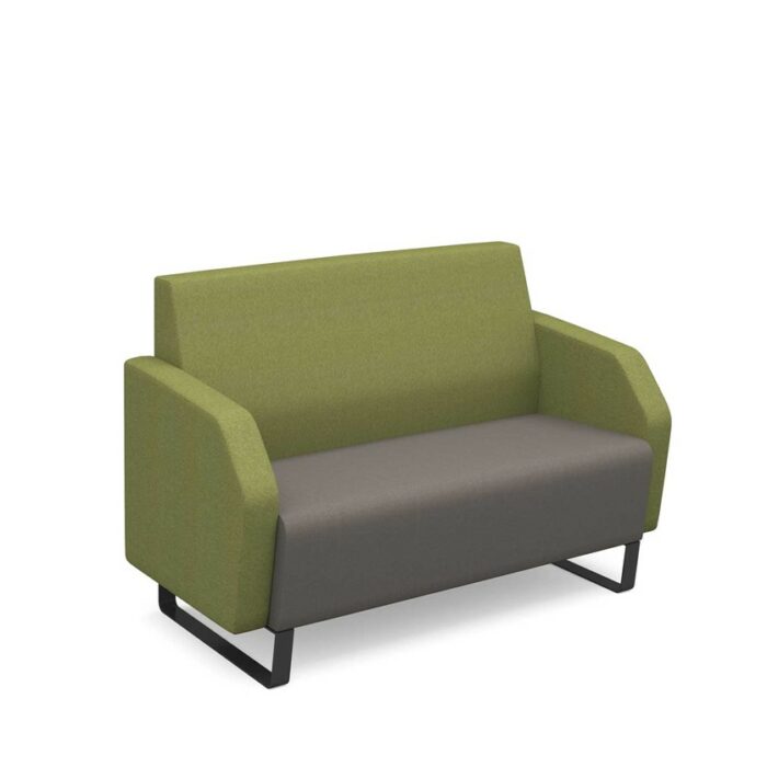 DAMS Encore² low back 2 seater sofa 1200mm wide metal frame-0